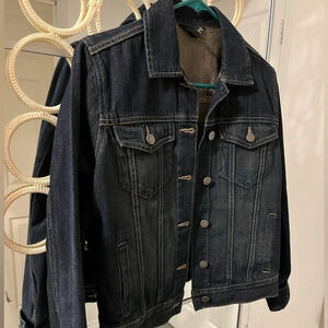 ❤️ SEARS vintage Denim jacket women 8 dark  wash classic cut no stretch